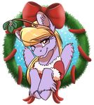  2015 alpha_channel christmas cloud_kicker_(mlp) cute equine female feral friendship_is_magic holidays inuhoshi-to-darkpen looking_at_viewer mammal my_little_pony one_eye_closed pegasus smile tongue tongue_out wings wink 