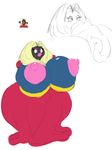  anthro ber00_(artist) big_breasts big_lips breasts disembodied_penis fellatio female huge_breasts jynx lips lipstick male nintendo oral overweight penis pink_eyes pok&eacute;mon sex video_games wide_hips 