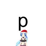  5pb_(choujigen_game_neptune) ^_^ antennae arm_garter bangs bare_shoulders beamed_eighth_notes belt blush bobblehat bow breasts choker cleavage closed_eyes collarbone happy hat headphones heart highres jewelry letter long_hair midriff mole mole_under_eye musical_note musical_note_print navel neptune_(series) parted_bangs pendant pink_bow plaid plaid_bow ponytail santa_hat smile solo stomach tattoo treble_clef very_long_hair 