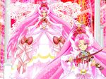  akagi_towa commentary_request cure_scarlet dress_up_premium_(go!_princess_precure) go!_princess_precure highres long_hair luna_rune mode_elegant_(go!_princess_precure) precure sawashiro_miyuki very_long_hair 