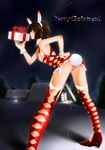  anal anal_object_insertion anal_tail animal_ears ass bare_shoulders bent_over blush breastless_clothes breasts brown_eyes brown_hair bunny_ears bunny_tail butt_plug christmas detached_collar dress exhibitionism fake_animal_ears fake_tail fuchida_kyou gift hand_on_hip high_heels highres kashiwara_yumeko looking_at_viewer looking_back merry_christmas nipples no_bra no_panties object_insertion original outdoors public_nudity pussy pussy_juice pussy_juice_trail revealing_clothes short_dress short_hair sky small_breasts snow solo star_(sky) starry_sky tail uncensored world_of_sex_energy wrist_cuffs 