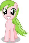  2012 absurd_res earth_pony equine female feral friendship_is_magic fur green_eyes green_hair hair hi_res horse mammal mandydax my_little_pony pink_fur pony red_gala_(mlp) 