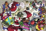  angry artist_request christmas enki_(ttgl) enkidu enkidudu official_art oversized_limbs santa_costume tengen_toppa_gurren_lagann viral 