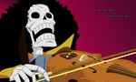  afro brook instrument one_piece skeleton violin 