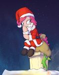  2015 alasou alligator christmas cosplay earth_pony equine female feral friendship_is_magic gummy_(mlp) holidays horse mammal my_little_pony pinkie_pie_(mlp) pony reptile santa_claus scalie 