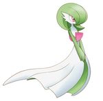  fushigi_no_dungeon gardevoir gen_3_pokemon hands_together highres no_humans official_art pink_eyes pokemon pokemon_(creature) pokemon_(game) pokemon_fushigi_no_dungeon simple_background smile solo standing v_arms white_background 