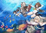  &gt;_&lt; :3 :d air_bubble amatsukaze_(kantai_collection) anchor_hair_ornament angelfish bangs bare_legs binoculars black_dress black_hair blonde_hair brown_hair bubble closed_eyes closed_mouth clownfish coral crop_top diving dress elbow_gloves fetal_position fish freediving garter_straps gloves hair_ornament hair_tubes hairband hand_on_own_head headgear holding_breath kantai_collection legs_folded lifebuoy long_hair long_sleeves multiple_girls open_mouth outstretched_arms red_footwear red_legwear rensouhou-chan rensouhou-kun ribbon rudder_shoes sailor_dress shimakaze_(kantai_collection) shoes short_dress short_hair short_hair_with_long_locks side-tie_costume silver_hair sleeveless smile striped striped_legwear swept_bangs teeth thighhighs tokitsukaze_(kantai_collection) two_side_up underwater very_long_hair white_dress white_gloves windsock yukikaze_(kantai_collection) yuu_(higashi_no_penguin) 