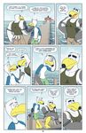  anthro anti_dev avian ayden_(brogulls) bailey_(brogulls) bird brothers comic dialogue male seagull sibling 