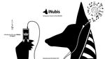  2015 anubian_jackal anubis black_and_white canine cryme_the_cheetah deity egyptian hieroglyphics jackal male mammal monochrome music phone player simple_background white_background 