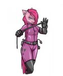  2015 anthro anthrofied belt boots clothing equine facial_piercing female footwear friendship_is_magic hair horse krd lip_piercing mammal my_little_pony piercing pink_hair pinkamena_(mlp) pinkie_pie_(mlp) pony rubber skinsuit solo tight_clothing 
