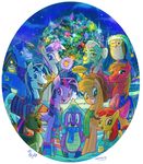  2015 apple_bloom_(mlp) applejack_(mlp) avian big_macintosh_(mlp) bird christmas dragon equine family female food friendship_is_magic holidays horn horse jowybean levitation magic male mammal my_little_pony night_light_(mlp) owl owlicious_(mlp) pie pony scarf shining_armor_(mlp) spike_(mlp) tree twilight_sparkle_(mlp) twilight_velvet_(mlp) unicorn winged_unicorn wings winona_(mlp) 