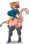  2015 anthro big_breasts big_butt breasts butt captain_amelia cat feline female huge_breasts huge_butt lollipopcon mammal solo treasure_planet 
