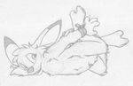  anthro barefoot bound buckteeth cub greyscale hands_tied jake_cottontail lagomorph looking_back lying male mammal mizzyam monochrome nude on_front pencil_(artwork) penis penis_tip rabbit rope_bondage sheath signature smile solo teeth traditional_media_(artwork) young 