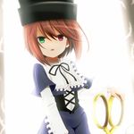  brown_hair heterochromia rozen_maiden short_hair solo souseiseki taka_(takalight) 