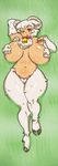  2015 anthro big_breasts breasts caprine female horn huge_breasts lollipopcon mammal mostly_nude sheep solo 