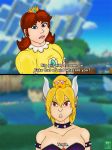  bowser bowsette_meme breasts cleavage clothed clothing grinn3r horn human humanoid koopa mammal mario_bros marvel meme nintendo princess_daisy princess_peach safe scalie super_crown the_avengers video_games 