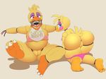  acstlu animatronic anus avian bird breasts chica_(fnaf) chicken duo feet female five_nights_at_freddy&#039;s five_nights_at_freddy&#039;s_2 jaynatorburudragon machine pussy raised_tail robot toy_chica_(fnaf) video_games 
