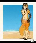  beach dreadlocks intersex mammal mongoose rj sarong seaside 