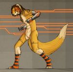  cybernetics cyborg dreadlocks intersex machine mammal mongoose rj rj-pilot 