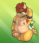  abstract_background anthro arm_up armpit_hair armpits balls bowser collar erection eyes_closed hand_behind_head hi_res humanoid_penis koopa male mario_bros masturbation nintendo nipple_piercing nipples orgasm penile_masturbation penis piercing pubes reptile scalie sharp_teeth simple_background slightly_chubby solo spikes stowaway teeth uncut video_games 