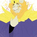  asgore_dreemurr blush boss_monster cute envysempai_(artist) king male monster royalty solo undertale video_games 