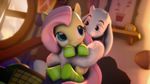  3d_(artwork) caprine cgi clothing crossover cute cyan_eyes digital_media_(artwork) dogebuild equine feral fluttershy_(mlp) friendship_is_magic fur goat hair hooves horse legwear mammal my_little_pony pegasus pony red_eyes socks source_filmmaker stockings striped_legwear striped_socks stripes toriel undertale video_games white_fur wings 