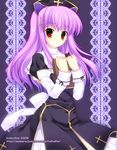  bad_id bad_pixiv_id book brown_eyes cross cross_hair_ornament hair_ornament hat long_hair mitha nun original purple_hair solo 