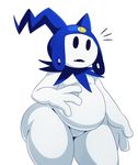  ambiguous_gender big_butt butt demon jack_frost megami_tensei snow solo sssonic2 standing wide_hips 