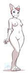  anthro areola breasts ear_piercing facial_piercing female fur kittydee lagomorph lip_piercing looking_at_viewer mammal navel navel_piercing nipple_piercing nipples nude piercing pussy rabbit simple_background smile solo standing white_background white_fur wide_hips 