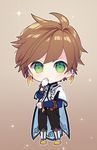  cloak earrings feather_earrings green_eyes jewelry male_focus name_(oiuio) solo sorey_(tales) tales_of_(series) tales_of_zestiria 