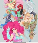  2016 applejack_(mlp) big_breasts breasts cleavage clothed clothing equestria_girls equine female fluttershy_(mlp) friendship_is_magic horn human humanized mammal my_little_pony pegasus pinkie_pie_(mlp) rainbow_dash_(mlp) rarity_(mlp) semi-anthro sundown_(artist) sunset_shimmer_(eg) unicorn wings 