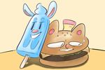  burger burgerpants dessert food ice_cream nicecream_man popsicle undertale video_games 