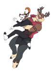  anthro arbel_(character) biceps cervine clothing duo fur hi_res luxordtimet male mammal monchi_(artist) muscular muscular_male ozzy_(character) reindeer 