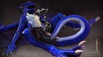  3d_(artwork) anal anal_masturbation anal_penetration animal_genitalia anthro anus autopenetration blue_body butt cgi claws cum cum_drip cum_inside cumshot deep_penetration digital_media_(artwork) dragon dripping erection firondraak genital_slit hi_res horn internal lizard male masturbation open_mouth orgasm penetration penis reptile salireths scales scalie sex simple_background slimy slit solo tail_masturbation tail_sex teeth tongue tongue_out western_dragon wings 