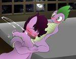  anthro anthrofied anus barefoot blush cum cumshot duo earth_pony equine erection eyes_closed friendship_is_magic horse male male/male mammal moon my_little_pony nude open_mouth orgasm penis pony reclinig scalie sideways_oral spike_(mlp) spread_legs spreading v-d-k window 