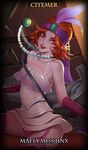  aircraft airplane alternate_color alternate_costume alternate_hair_length alternate_hairstyle artist_name blush brooch character_name citemer collarbone dress feathers flipped_hair garter_straps gloves headband jewelry jinx_(league_of_legends) layered_dress league_of_legends mafia_jinx necklace orange_hair panties pantyshot pantyshot_(sitting) parted_lips pearl_necklace pink_eyes pink_gloves pink_panties red_lips short_dress short_hair sitting sleeveless sleeveless_dress solo star underwear white_dress 