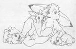  anthro anthro_on_feral balls barefoot bestiality buckteeth feral greyscale group jake_cottontail lagomorph male male/male mammal mizzyam monochrome nervous nude open_mouth pencil_(artwork) pushing rabbit reclining sheath size_difference teeth traditional_media_(artwork) 