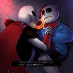  2015 atlas-white bone digital_media_(artwork) glowing glowing_eyes papyrus_(undertale) sans_(undertale) skeleton undertale video_games 