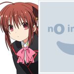  brown_hair little_busters! long_hair mugen_ouka natsume_rin no_image pixiv ponytail red_eyes school_uniform solo vector_trace 