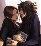  hair_grab lily_(artist) lowres male_focus multiple_boys naruto naruto_(series) uchiha_itachi uchiha_madara yaoi 