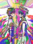  cape character_request closed_eyes code_geass colorful gakebuchi happy hat multiple_boys smile 
