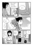  black_hair comic greyscale jang_won korean left-to-right_manga long_hair monochrome multiple_girls original translated 