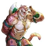  2016 abs anthro biceps bulge clothed clothing feline half-dressed jacketbear male mammal nipples pecs solo 