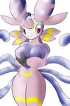  2016 anthro breasts digimon female lekismon looking_at_viewer solo t0x tentacles video_games 