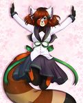  anthro clothed clothing female inner_ear_fluff invalid_tag looking_at_viewer mammal one_eye_closed open_mouth priincessu red_panda smile solo teeth tongue 
