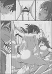  animal_ears censored charlotte_e_yeager comic doujinshi futanari gertrud_barkhorn greyscale highres imageboard_sample jpeg_artifacts michairu monochrome multiple_girls non-web_source penis strike_witches translation_request world_witches_series 