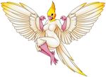  2016 alpha_channel anthro avian beak bird black_eyes breasts claws cockatiel cockatoo feathers female looking_at_viewer madamsquiggles nude parrot pink_skin smile solo talons white_feathers wings yellow_feathers 