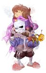  :o androgynous ankle_boots black_sclera boots breath brown_hair carrying chestnut_mouth closed_eyes cropped daffupanda flower flower_pot flowey_(undertale) frisk_(undertale) full_body fume fur_trim glowing glowing_eyes holding holding_phone hood hooded_jacket hoodie jacket long_sleeves md5_mismatch on_head person_on_head phone pink_scarf plant potted_plant sans scarf short_hair shorts shoulder_carry simple_background skeleton slippers standing striped striped_sweater sweater teeth turtleneck undertale unzipped white_background winter_clothes zipper 