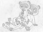  anal anal_penetration anatomically_correct animal_crossing arm_support balls balls_on_face big_dom_small_sub cum_from_ass erection group group_sex holding_penis legs_up lying male male/male mammal masturbation mizzyam nephew nintendo on_back on_top pencil_(artwork) penetration penis sex size_difference smile tanuki tapering_penis threesome timmy_nook tom_nook_(animal_crossing) tommy_nook traditional_media_(artwork) uncle uncle_and_nephew video_games 