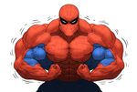 abs bicep bulk flexing giant graphic-muscle huge_muscles hunk invalid_tag male marvel muscular pecs spider-man strong 